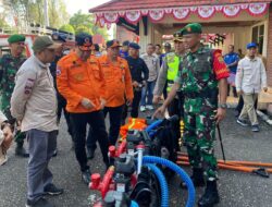 Dandim 0420/Sarko Hadiri Apel Siaga Dan Gelar Peralatan Dalam Rangka Kesiapan Menghadapi Karhutla 