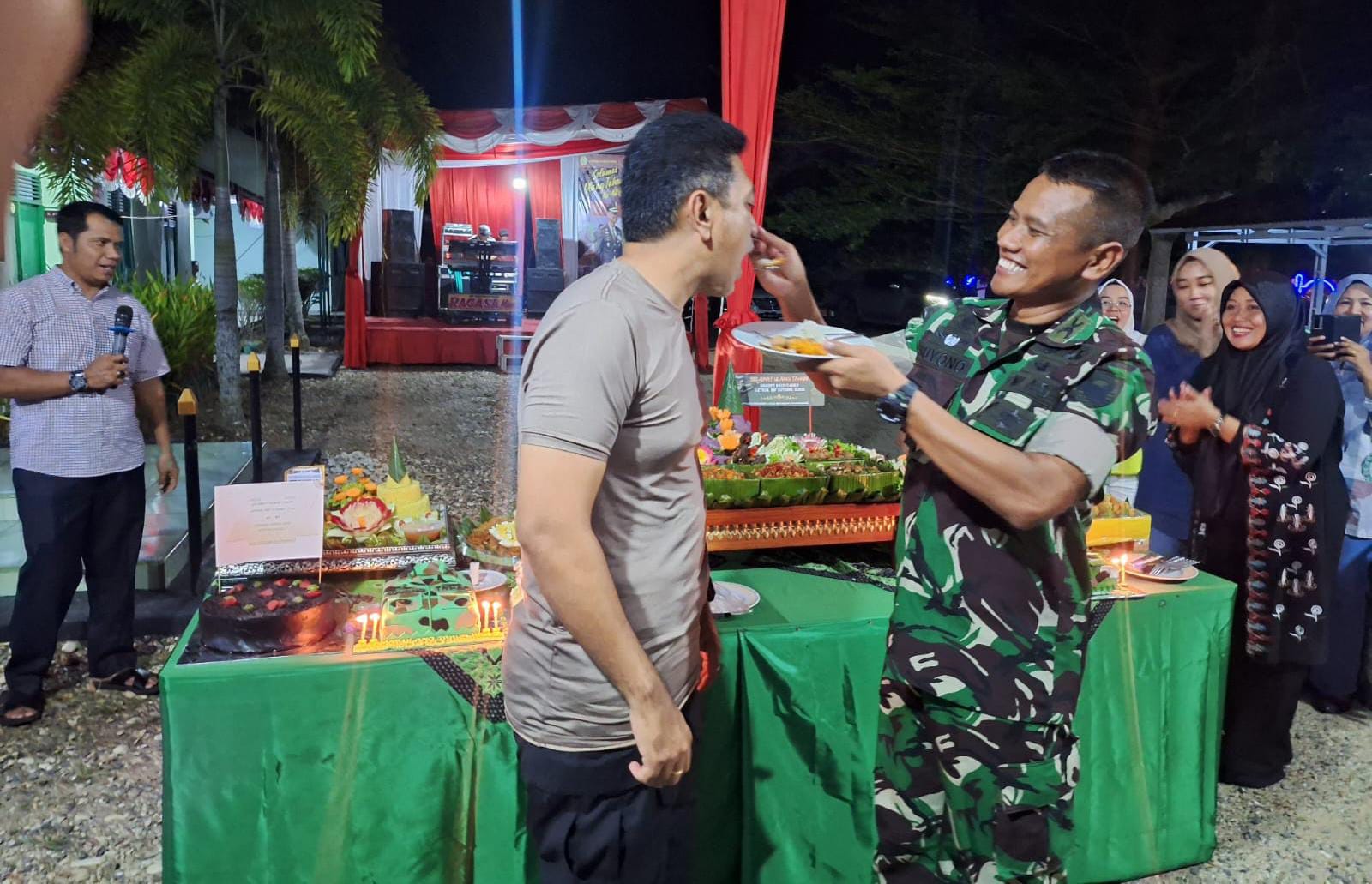 Syukuran HUT Dandim 0420/Sarko Di Rayakan Seluruh Unsur Forkopimda Sarolangun 