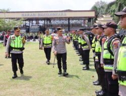 Kunker Ke Polres Merangin , Kapolda Jambi Cek Kesiapan Personil Polres Merangin Dalam Pengamanan Pilkada Serentak 2024