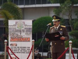 Wakajati Sufari Pimpin Upacara Peringatan Hari Kemerdekaan Republik Indonesia Ke-79 (17-08 Tahun 2024) Dikantor Kejati Kepri