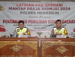 Buka Lat Pra Ops Mantap Praja 2024, Kapolres Merangin Ingatkan Anggota Tetap Jaga Netralitas