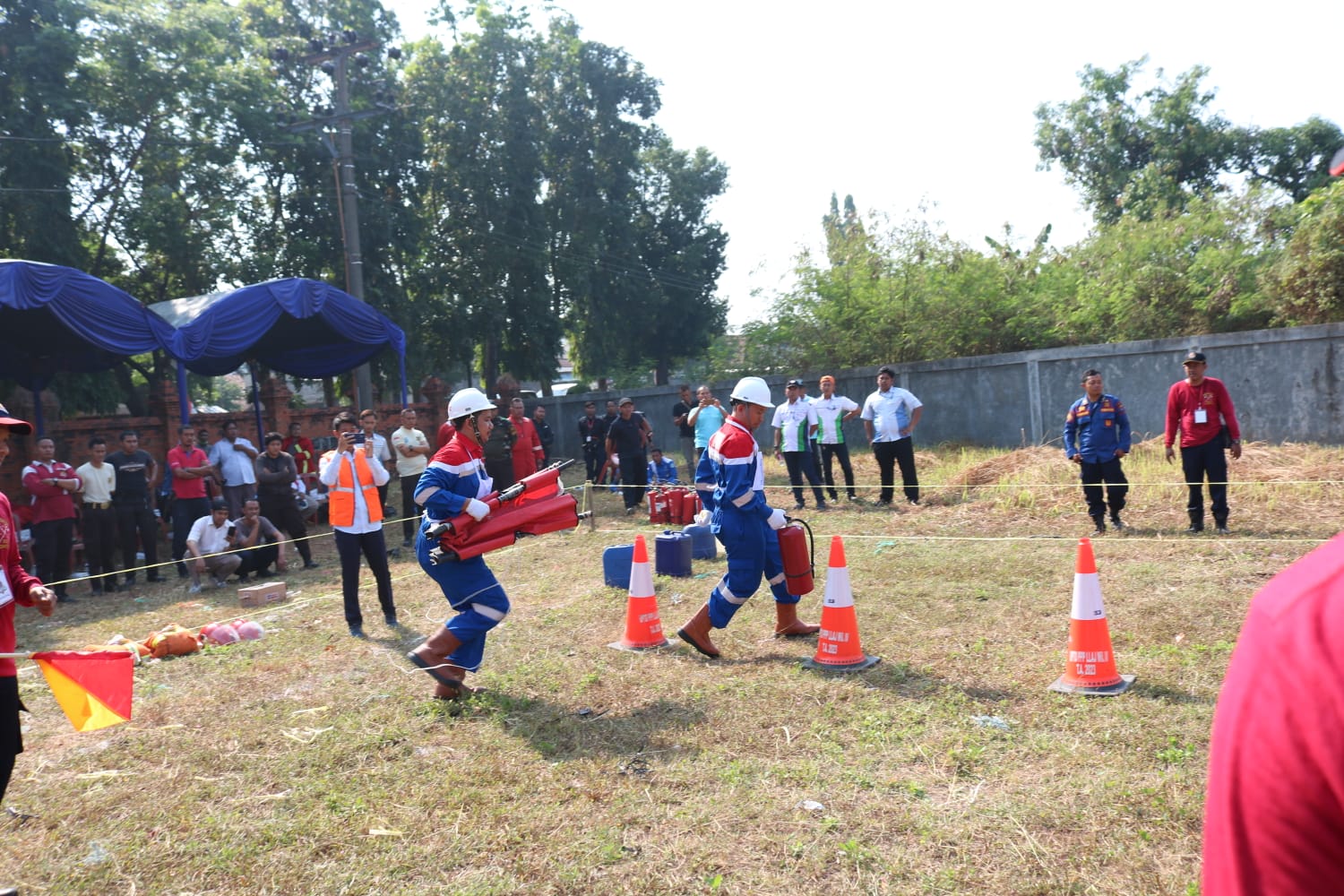 Firefighter Skill Competition Dinas Pemadam Kebakaran dan Penyelamatan Kabupaten Cirebon 2024 Berlangsung Meriah