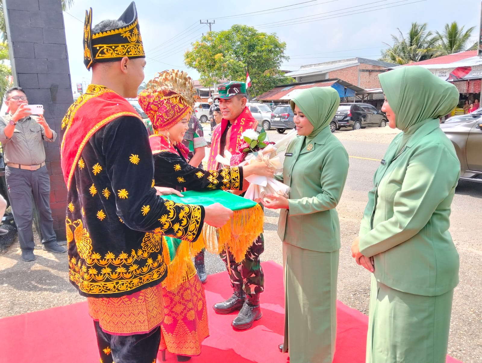 Dandim 0420/Sarko Sambut Kedatangan Danrem 042/Gapu Di Bumi Merangin 