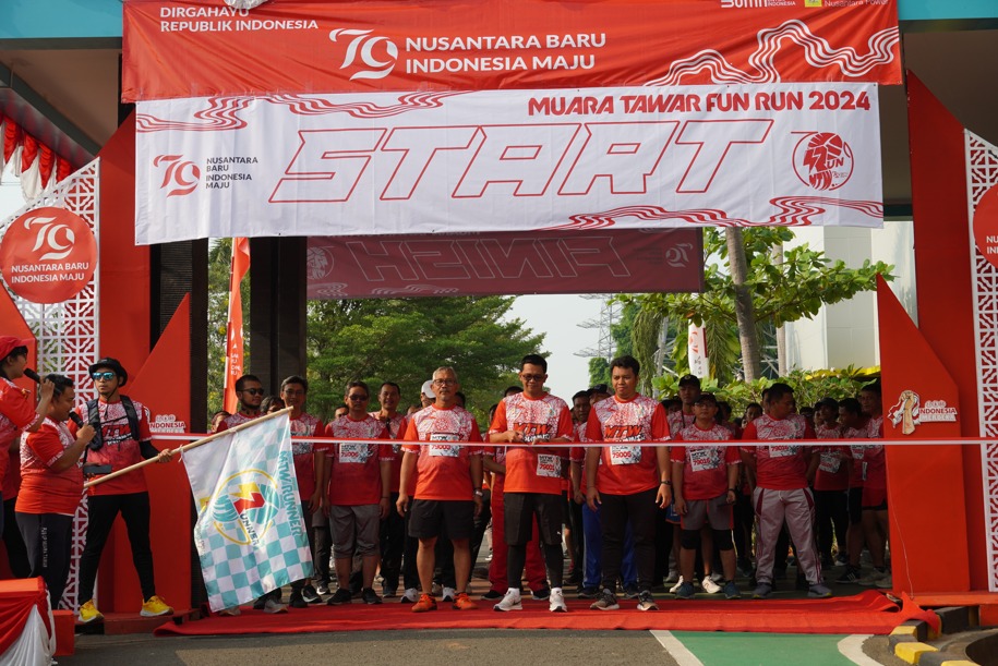 HUT RI Ke- 79 PT PLN Nusantara Power Berhasil Menggelar Kegiatan Muara Tawar Fun Run 2024