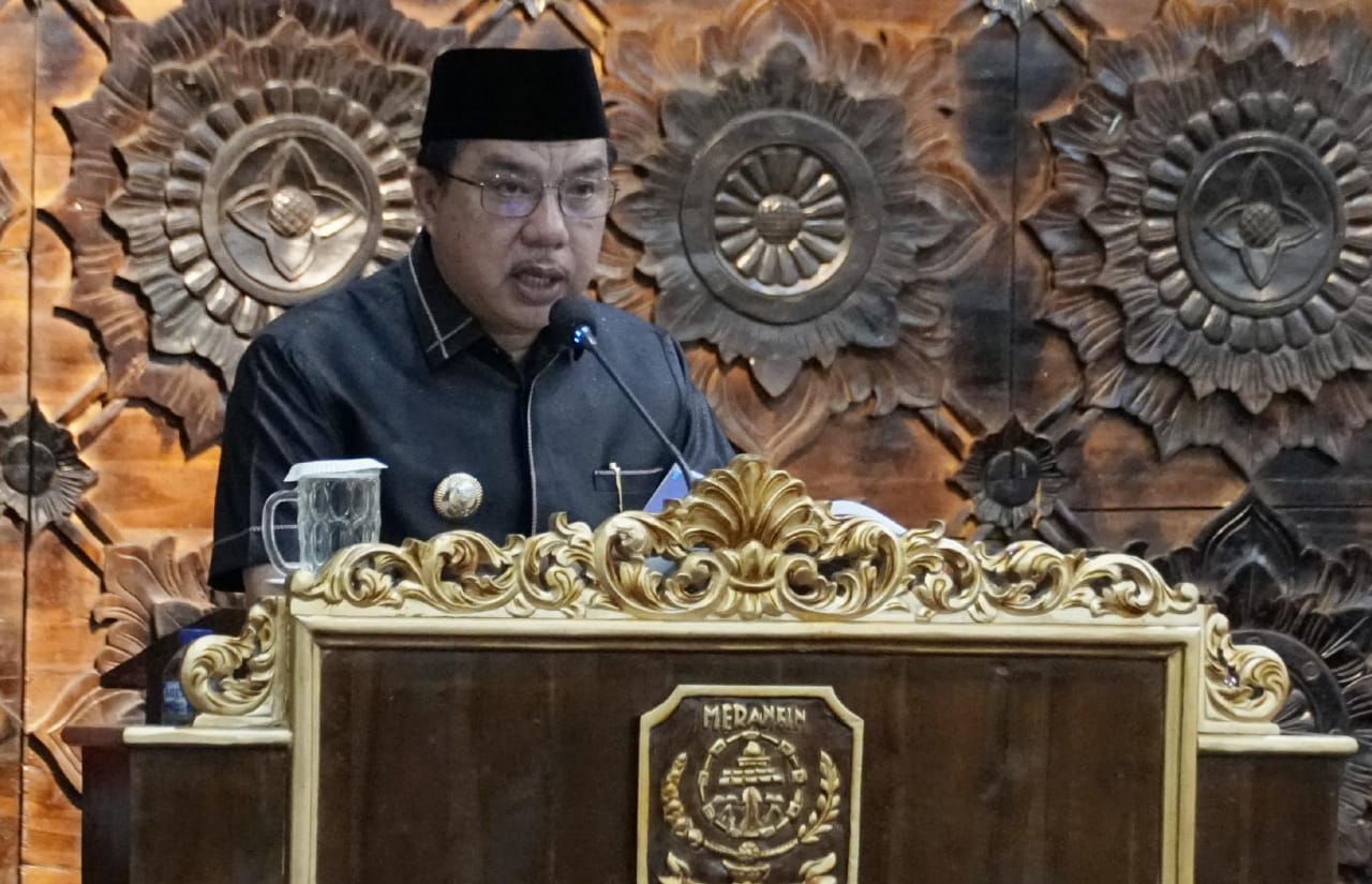 Pj Bupati Kabupaten Merangin Sampaikan Nota Keuangan Perubahan APBD Tahun Anggaran 2024