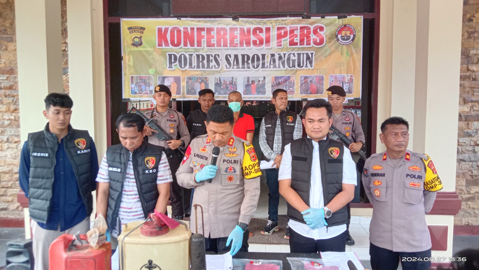 Nekat Bakar Lahan, Polres Sarolangun Amankan Satu Tersangka 