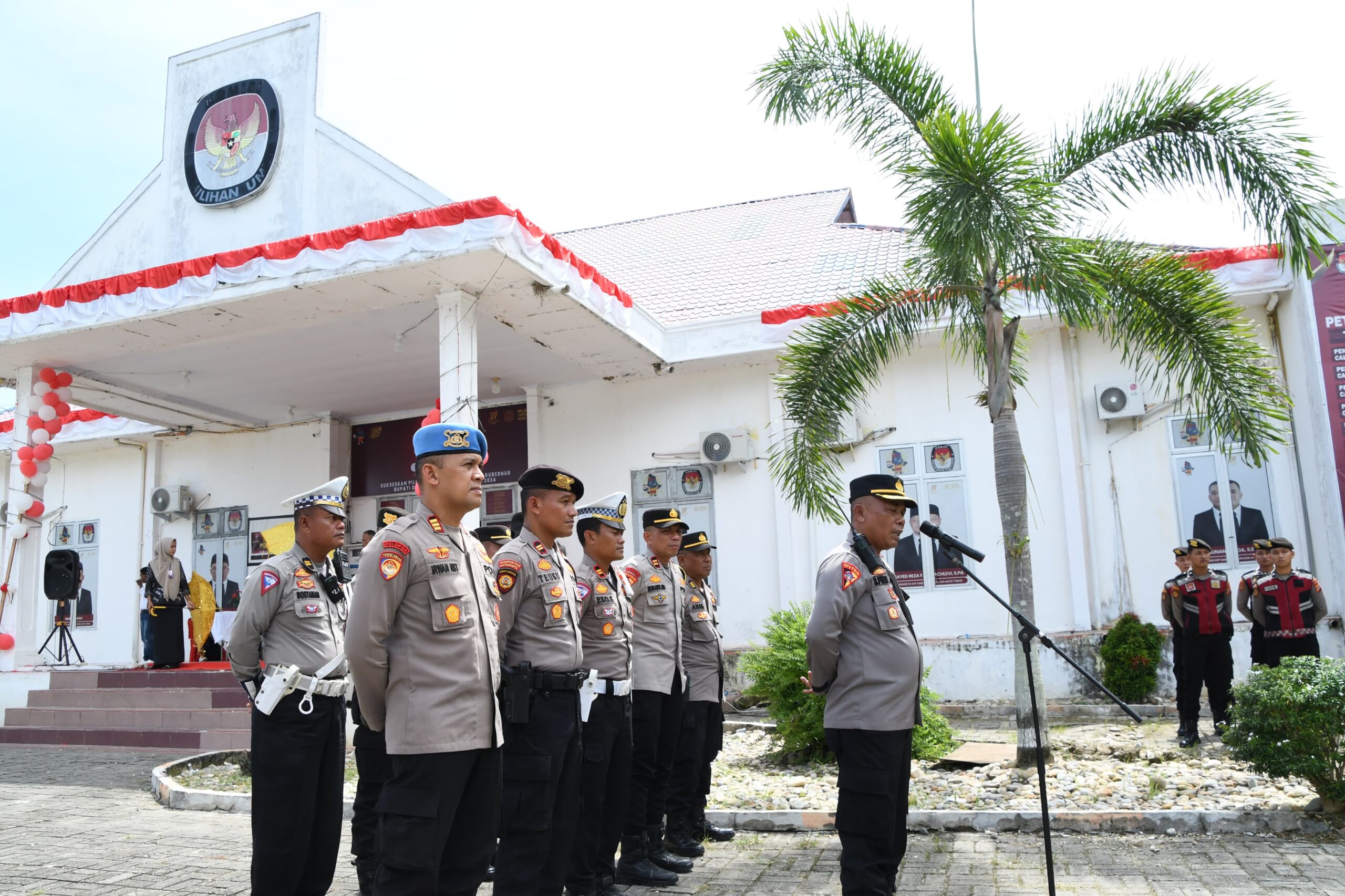 Kapolres Aceh Timur: Pendaftaran Paslon di Pilkada 2024 Berjalan Aman, Tertib Dan Lancar.