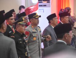 Dandim 0420/Sarko Hadiri Rapat Paripurna Pelantikan dan Pengucapan Sumpah Anggota DPRD Kabupaten Merangin