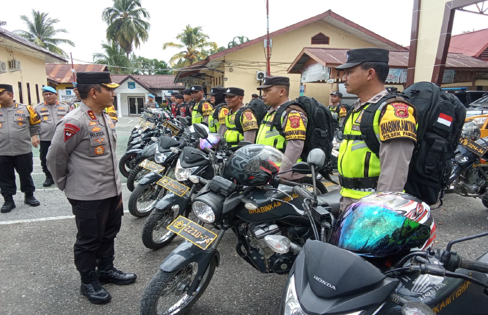 Dengan 42 Personel Bhabinkamtibmas,Kapolda Jambi Apresiasi Kesiapan Polres Merangin menghadapi Pilkada 2024.