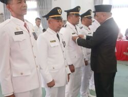 Lantik 7 Camat dan 9 Pejabat Lainnya dalam Wilayah Aceh Timur, Ini Pesan Pj Bupati