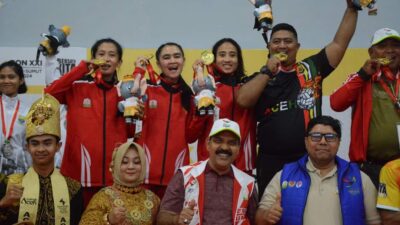 Aceh Sabet Emas Nomor Double Event Cabor Sepak Takraw PON