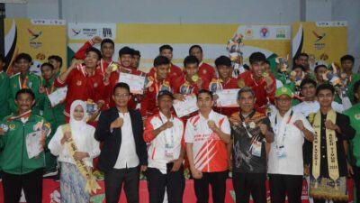 Sulsel Kawinkan Emas Di Nomor Team Double Sepak Takraw