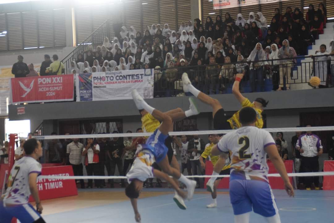 Ini Kontingen Melaju Final Regu Event Putri- Putra Sepak Takraw