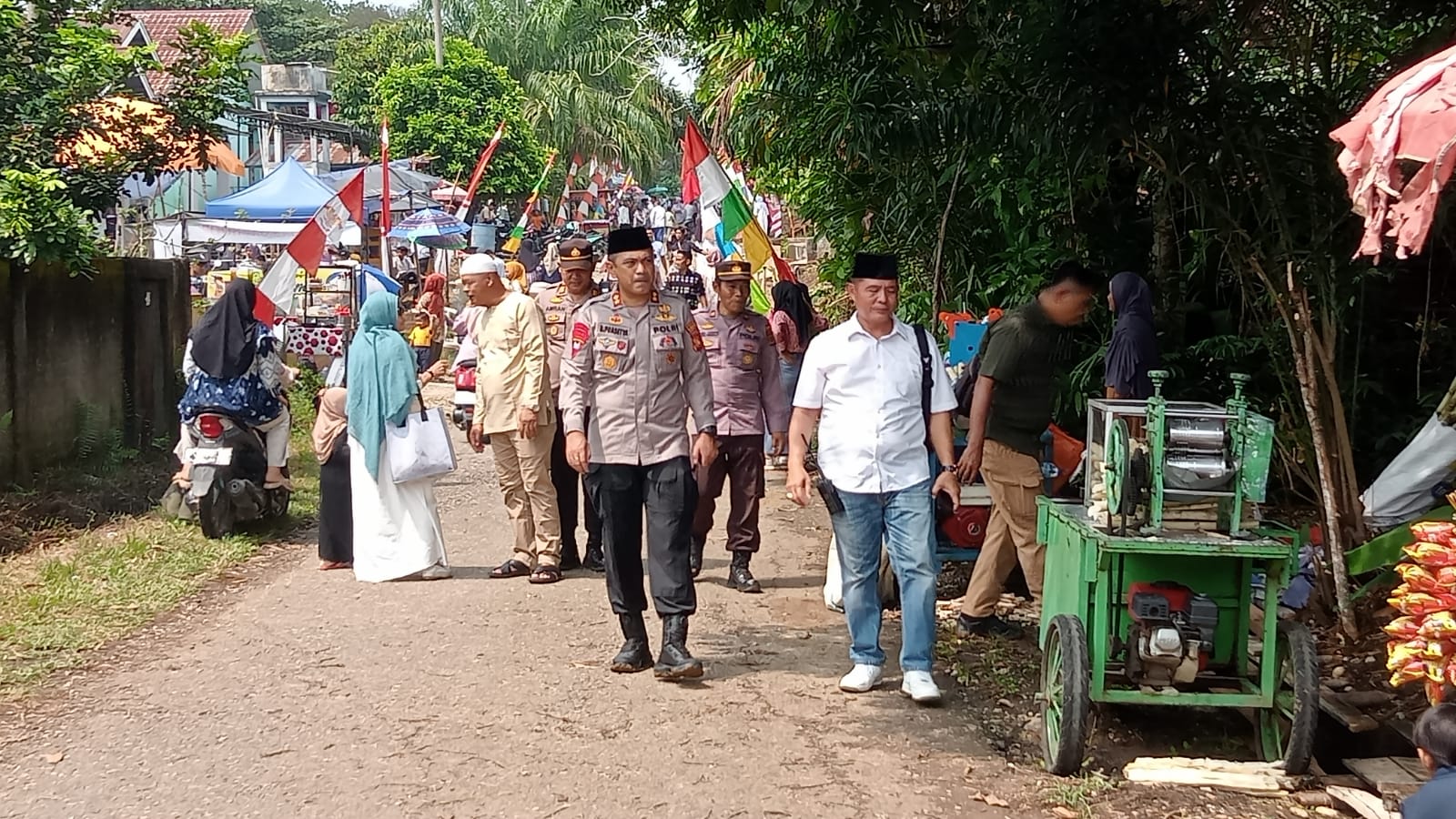 Kapolres Sarolangun Pimpin Pengamanan Kegiatan Syi’ar Islam Memperingati Maulid Nabi Muhammad SAW 