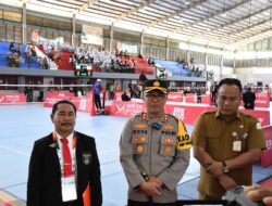 Kapolres Aceh Timur Pantau Pengamanan Cabor Sepak Takraw PON XXI