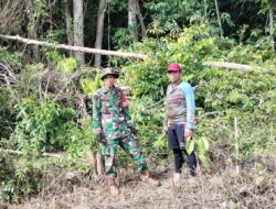 Babinsa Koramil 420+04/Sarolangun Melaksanakan Kegiatan Patroli Karhutla Bersama Warga Binaan