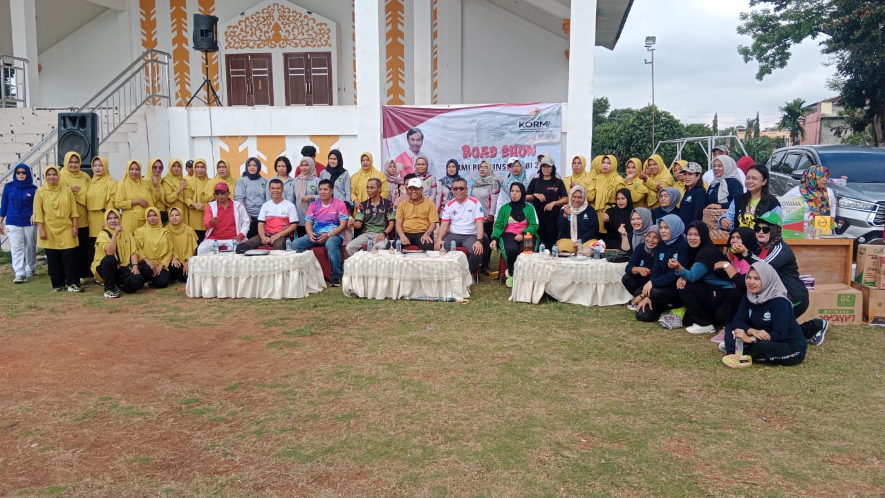 Peringati Hari Olahraga Nasional 2024, KORMI Provinsi Jambi Gelar Roadshow Senam Bersama di Kantor Bupati Merangin