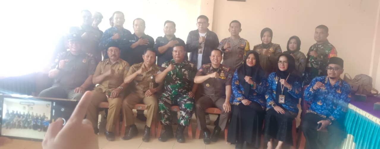 Rapat Koordinasi Pemantapan Satlinmas Desa/Kelurahan Kecamatan Bangko untuk Persiapan Pilkada 2024