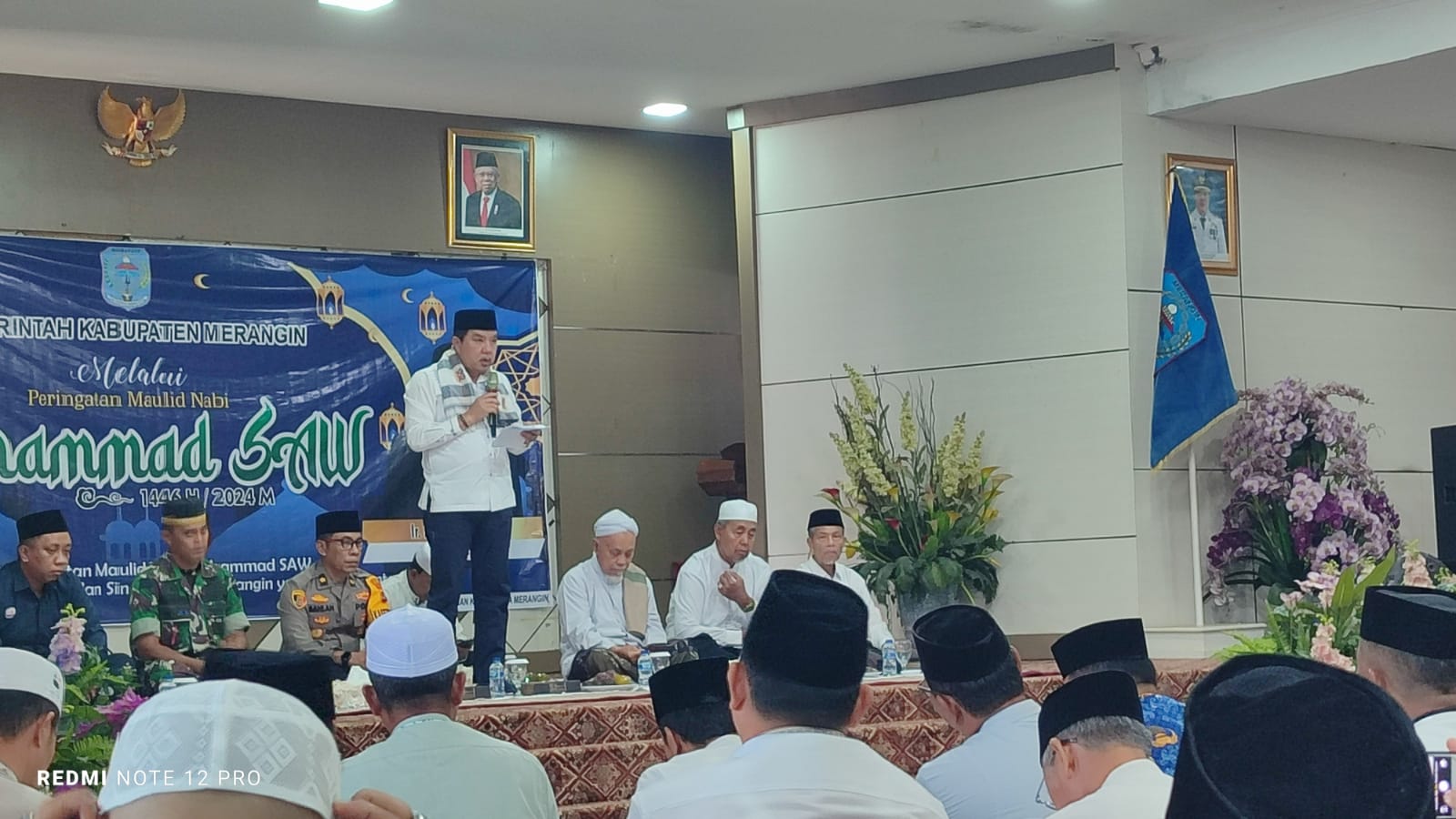 PJ Bupati Merangin,Mari Tauladani Sifat Baik Nabi Muhammad SAW Pemkab Merangin Peringati Maulid Nabi 1446 H