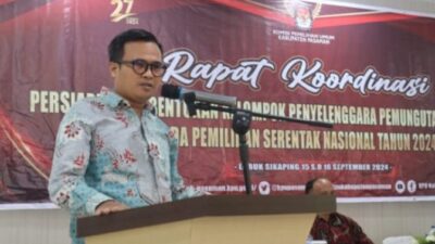 KPU Kabupaten Pasaman Gelar Rakor Persiapan Pembentukan KPPS Pilkada 2024