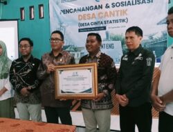 Koto Baru Dicanangkan Jadi Desa Cantik Desa Cinta Statistik Perdana di Kabupaten Merangin