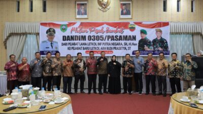 Malam Pisah Sambut Dandim 0305 Pasaman , Sabar AS ucapkan terima kasih pada TNI ,