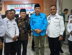 Pj Bupati Dampingi Gubernur Buka Rakerda DPD Apdesi Kades Dilarang Terlibat Politik dan Jaga Keharmonisan dengan BPD