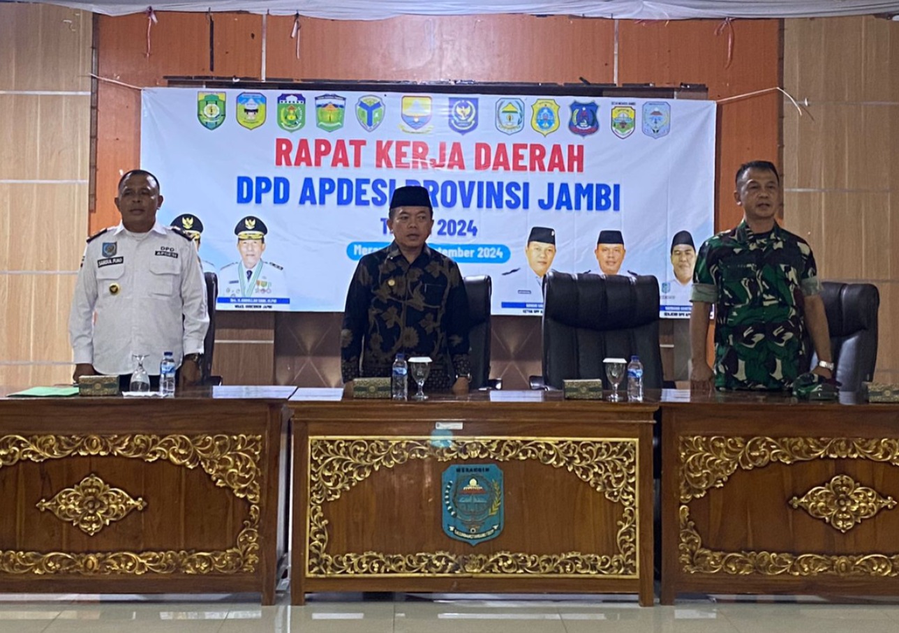 Danramil 420-09/Bangko Hadiri Rapat Kerja Daerah DPD Abdesi Provinsi Jambi Di Merangin