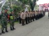 Polres Sarolangun Turunkan Puluhan Personil Pengamanan Pengambilan Nomor Urut Pasangan Calon Bupati dan Wakil Bupati 