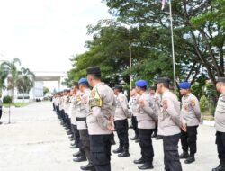 128 Personel Polres Aceh Timur Amankan Pengundian Nomor Urut