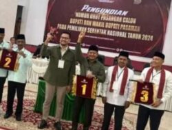 KPU Pasaman Gelar Rapat Pleno Terbuka Pengundian dan Penetapan Nomor Urut Paslon