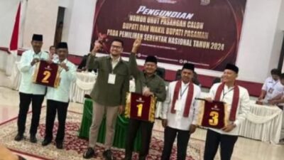 KPU Pasaman Gelar Rapat Pleno Terbuka Pengundian dan Penetapan Nomor Urut Paslon