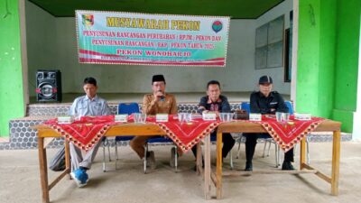 Musyawarah Dusun (MUSDUS) Desa Wonoharjo Kecamatan Sumberjo Tahun Anggaran 2024