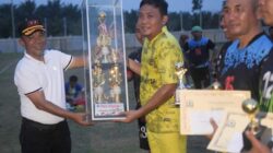 Merangin Juara Pertama Turnamen Bola Apdesi II Cup Ditutup Pj Bupati Merangin Jangcik Mohza