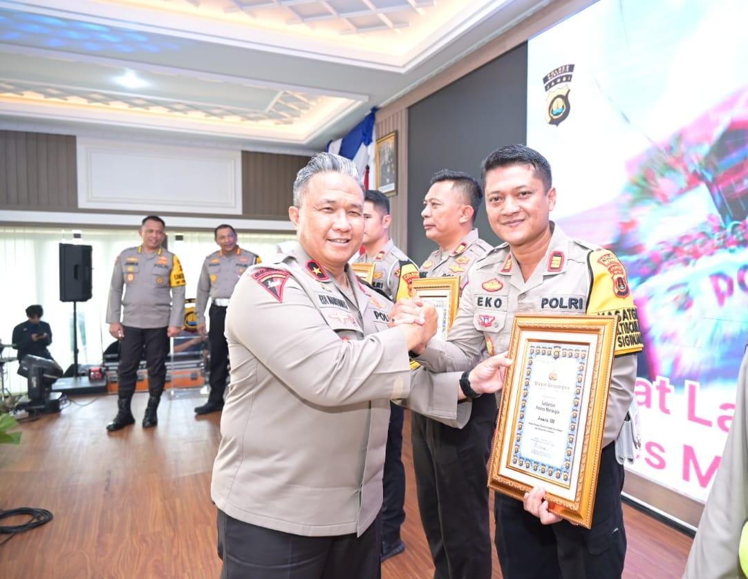 Peringkat Ketiga Sepolda Jambi,Satlantas Polres Merangin Pada Penanganan Lakalantas dan Pembinaan Polcil dan Police Go To School Dengan Baik