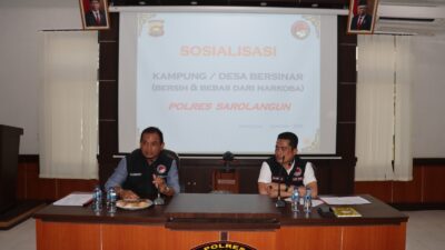 Sat Narkoba Polres Sarolangun Gelar Sosialisasi Kampung Desa Bersinar Bebas Narkoba Tahun 2024