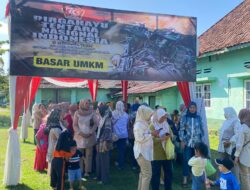 Kodim 0420/Sarko Mengadakan Bazar UMKM dalam Rangka HUT TNI Ke-79 Tahun 2024