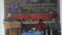 Gizi Sehat Untuk Generasi Muda, Kodim 0420/Sarko Gelar Dapur Masuk Sekolah Di SD Negeri 071/VII