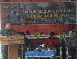 Gizi Sehat Untuk Generasi Muda, Kodim 0420/Sarko Gelar Dapur Masuk Sekolah Di SD Negeri 071/VII