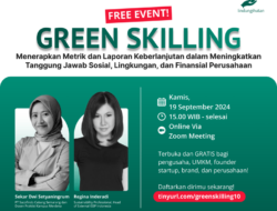 LindungiHutan Gelar Webinar Green Skilling Bahas Metrik dan Laporan Keberlanjutan