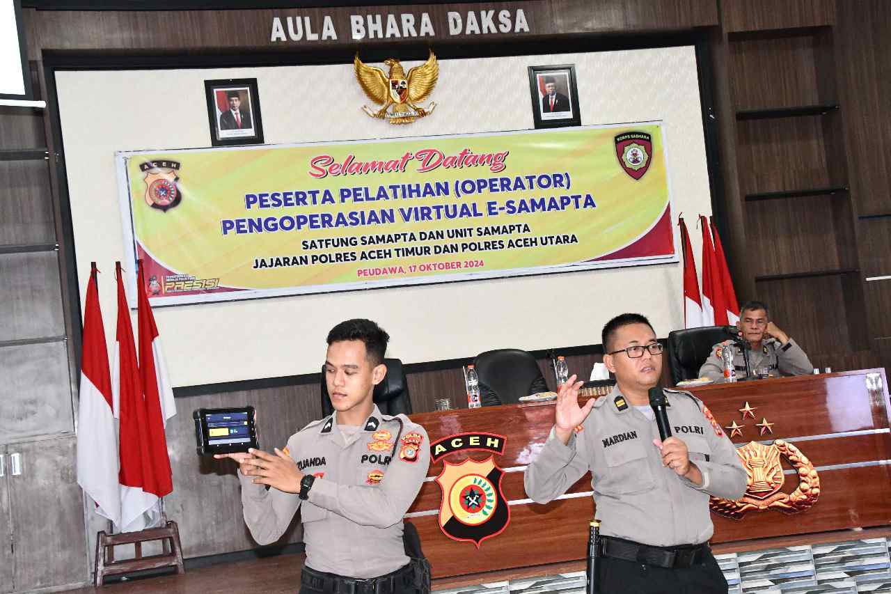 Kasat Samapta Polres Aceh Timur: Aplikasi E-Samapta Langkah Maju Menuju Era Digitalisasi Pelayanan Publik