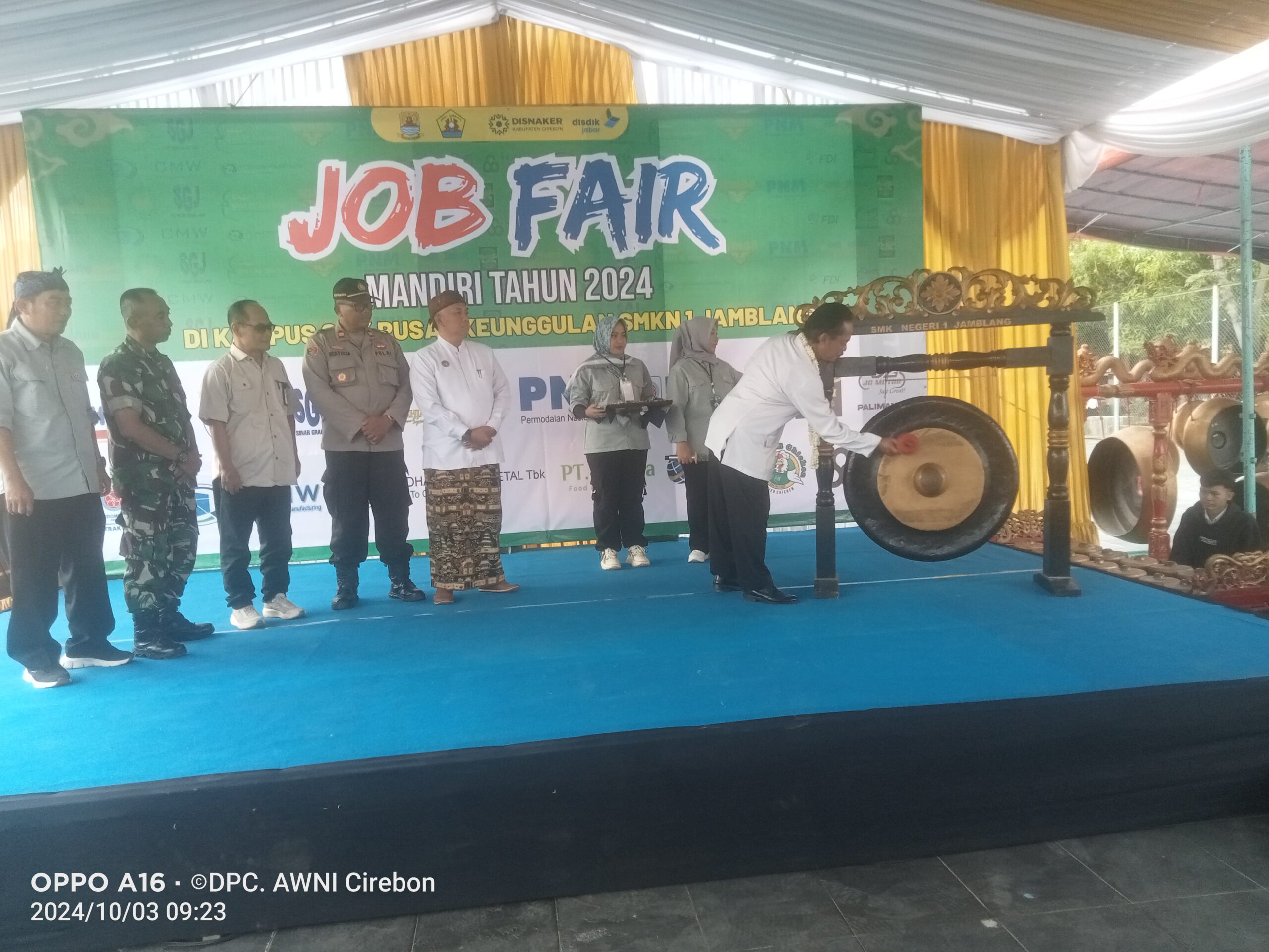 SMK Negeri Satu Jamblang Gelar Acara Jobs Fair Mandiri Tahun 2024, Guna Mengurangi Jumlah Angka Pengguran Di Kabupaten Cirebon