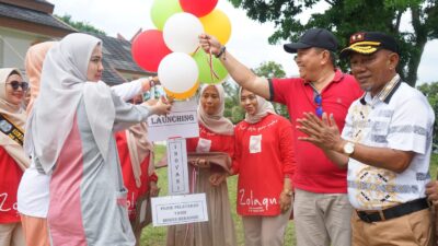 Pj Bupati Senam dan Launching Pojok Pelantaran Tarsi inovasi Kontral Kesehatan, Sehingga Bisa Lebih Waspada