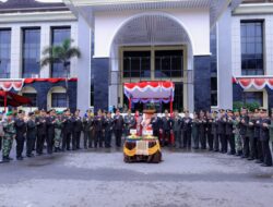 Dandim 0305 Pasaman ,Letkol Arh Budi Prasetya S.T,, Pimpin Upacara Hut TNI Ke 79, Plh Bupati Pasaman Edi Dharma Turut Hadir