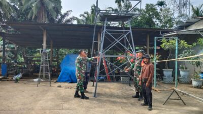 Sikapi kebutuhan air bersih untuk masyarakat ,Satgas TMMD ke 122 Kodim Sarko Bakal Bangun 5 Titik Sumur Bor