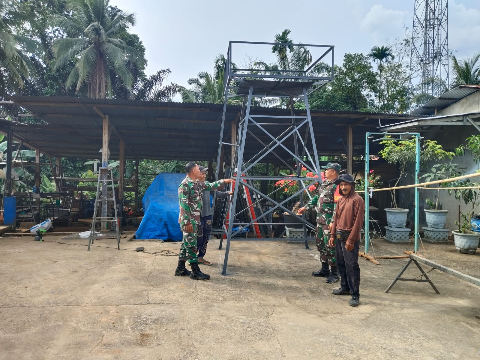 Sikapi kebutuhan air bersih untuk masyarakat ,Satgas TMMD ke 122 Kodim Sarko Bakal Bangun 5 Titik Sumur Bor