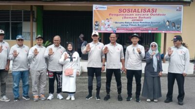 Pjs Bupati Edi Dharma bersama Forkopimda hadiri Sosialisasi Pengawasan secara Out Door Pilkada 2024