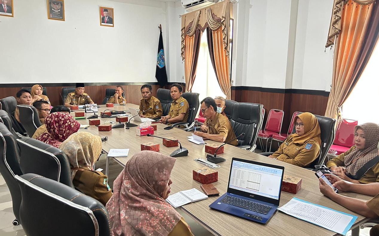 Sekda Pimpin Rapat Lanjutan PVL Ombudsman On The Spot Akan Dilaksanakan Di Desa Muara Madras, Selasa (15/10)