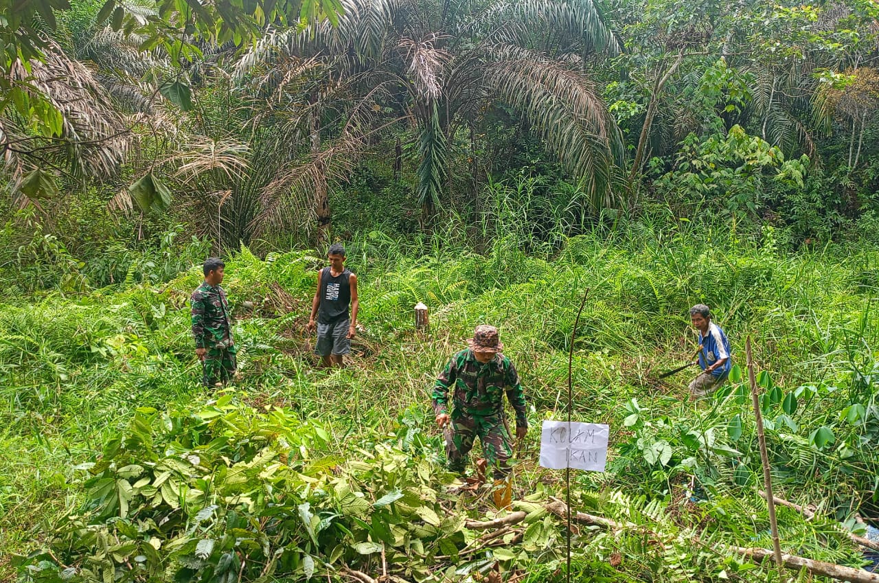 Program Ketahanan Pangan TMMD ke 122 Kodim 0420 Sarko Siap Wujudkan Kebutuhan Pangan Berkelanjutan di Desa Bedeng Rejo