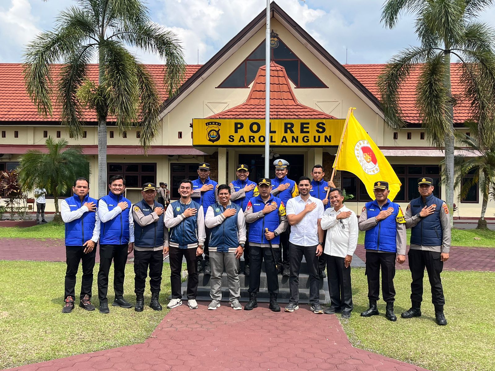 Lantik Pengurus Komite Olahraga Polri di Lingkungan Polres Sarolangun,Jadikan Olahraga Sebagai Karir Profesional kedepan